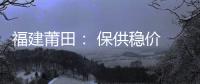 福建莆田： 保供穩價 守護“米袋子”“菜籃子”