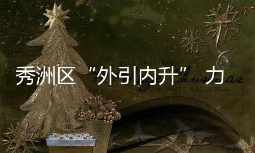 秀洲區“外引內升” 力促結構調整,行業資訊