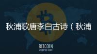 秋浦歌唐李白古詩(shī)（秋浦歌(唐)李白）