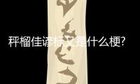 秤榴佳諺標又是什么梗?