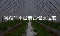 網約車平臺要合理設定抽成比例上限并公開發(fā)布