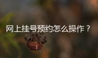 網上掛號預約怎么操作？