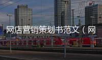 網(wǎng)店營銷策劃書范文（網(wǎng)店營銷策劃方案）