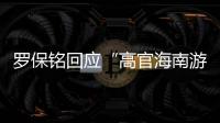 羅保銘回應“高官海南游”：從未統計過游客身份