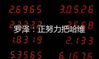 羅澤：正努力把哈維