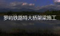 羅嶼鐵路特大橋架梁施工 預(yù)計(jì)今年10月通車