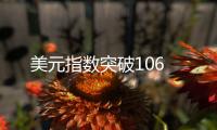 美元指數突破106
