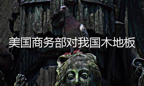 美國商務(wù)部對我國木地板發(fā)起雙反復(fù)審