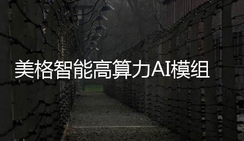 美格智能高算力AI模組成功運行Stable Diffusion大模型