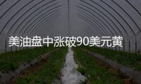 美油盤中漲破90美元黃金三連漲至逾兩個月高位