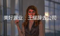 美好置業：王耀辭去公司第九屆監事會主席及監事職務