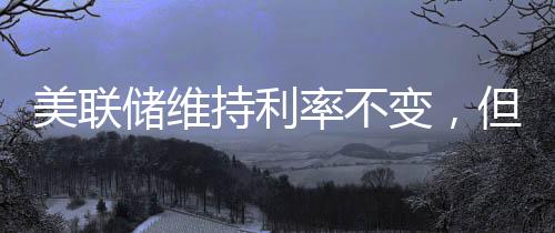 美聯儲維持利率不變，但仍為再次加息敞開大門