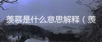 羨慕是什么意思解釋（羨慕是什么意思）