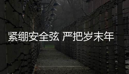 緊繃安全弦 嚴(yán)把歲末年初安全關(guān)