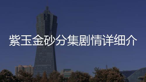 紫玉金砂分集劇情詳細介紹(1