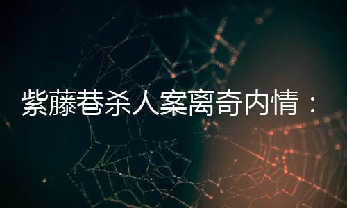 紫藤巷殺人案離奇內情：四個專案組與警界“內鬼”