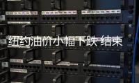 紐約油價小幅下跌 結束4連陽