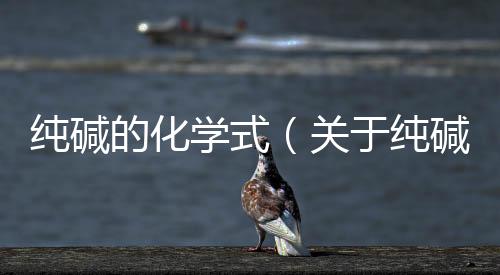 純堿的化學(xué)式（關(guān)于純堿的化學(xué)式的基本情況說明介紹）