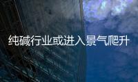 純堿行業或進入景氣爬升期,行業資訊