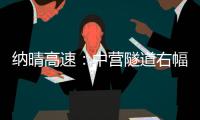 納晴高速：中營隧道右幅順利貫通 全長1881米