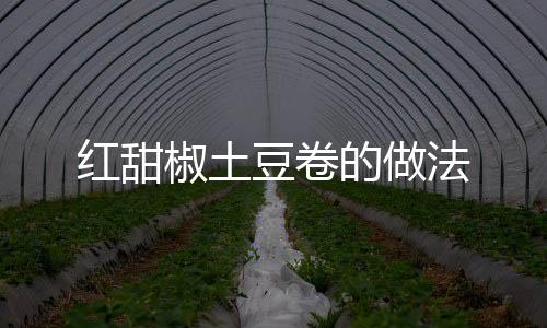 紅甜椒土豆卷的做法