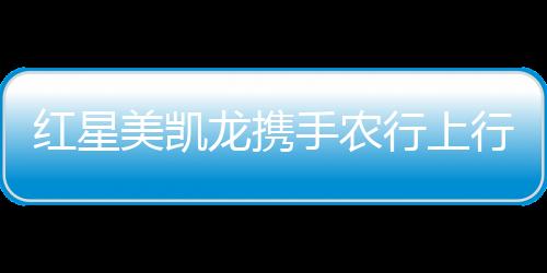 紅星美凱龍攜手農行上行網商銀行等為經銷商提供40億貸款