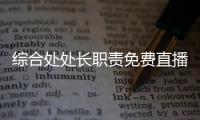 綜合處處長職責免費直播體育2024年11月4日