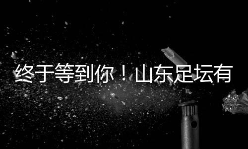 終于等到你！山東足壇有望再迎大牌中衛助陣！實力獲贊不比吉爾差