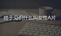 終于見識什么叫女性A片了