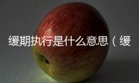緩期執行是什么意思（緩期）