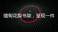 緬甸花梨書架，呈現一件紅木家具完美的詮釋