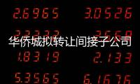華僑城擬轉(zhuǎn)讓間接子公司云南滇中文投51%的股權(quán)
