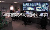 華亭鶴唳不可復(fù)聞（華亭鶴唳豈可復(fù)聞乎）
