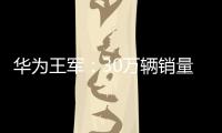華為王軍：30萬輛銷量目標可以實現