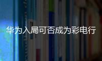 華為入局可否成為彩電行業(yè)強(qiáng)心針？