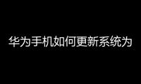 華為手機(jī)如何更新系統(tǒng)為鴻蒙（華為手機(jī)如何更新系統(tǒng)）