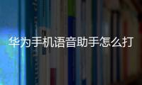 華為手機語音助手怎么打開（華為手機語音助手）