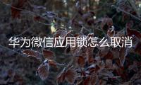 華為微信應(yīng)用鎖怎么取消鎖定（華為手機如何關(guān)閉微信應(yīng)用鎖）