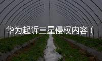 華為起訴三星侵權內容（華為起訴三星）