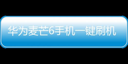 華為麥芒6手機(jī)一鍵刷機(jī)解鎖怎么辦？刷機(jī)后無(wú)法開(kāi)機(jī)怎么辦？