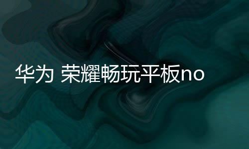 華為 榮耀暢玩平板note卡刷