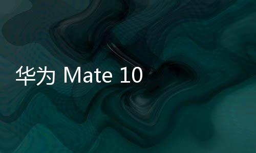 華為 Mate 10 Pro卡刷