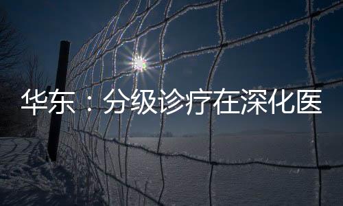 華東：分級診療在深化醫改中扮演著重要角色