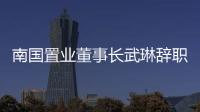 南國置業董事長武琳辭職 總經理李明軒接任