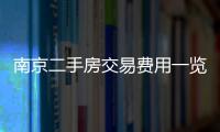 南京二手房交易費(fèi)用一覽表（南京二手房交易費(fèi)用）