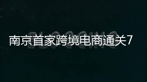 南京首家跨境電商通關(guān)700票