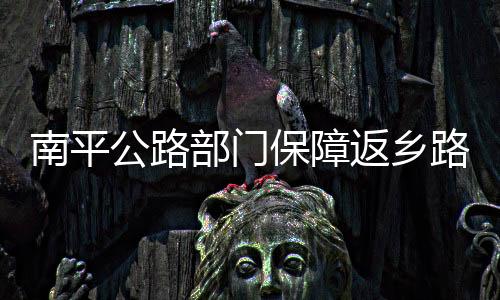 南平公路部門保障返鄉路平安暢通