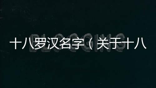 十八羅漢名字（關(guān)于十八羅漢名字的基本情況說明介紹）