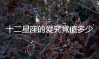 十二星座的愛究竟值多少錢？
