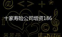 十家壽險公司增資186億元